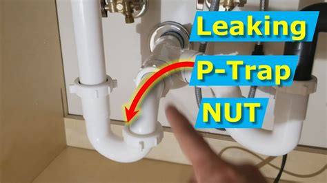 p trap leaking at threads|How To Fix A Leaking PVC P